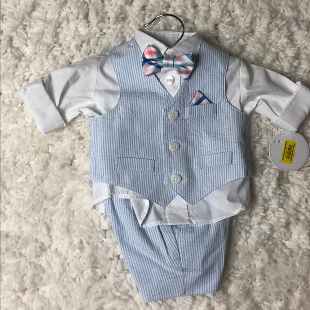 Baby Boy Seersucker suit 3 months Edgehill